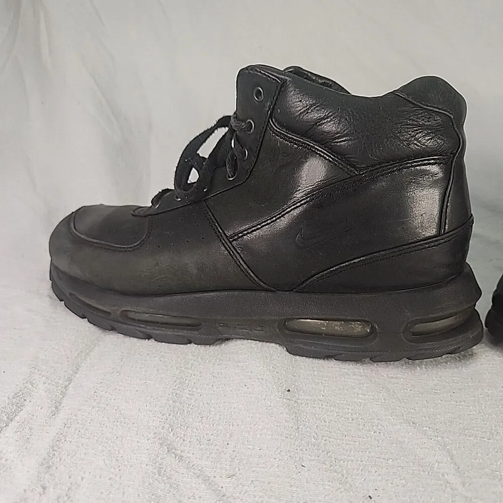 Shoes Nike Air Max Goadome ACG Leather Boots 10.5 Black Waterproof 865031-009